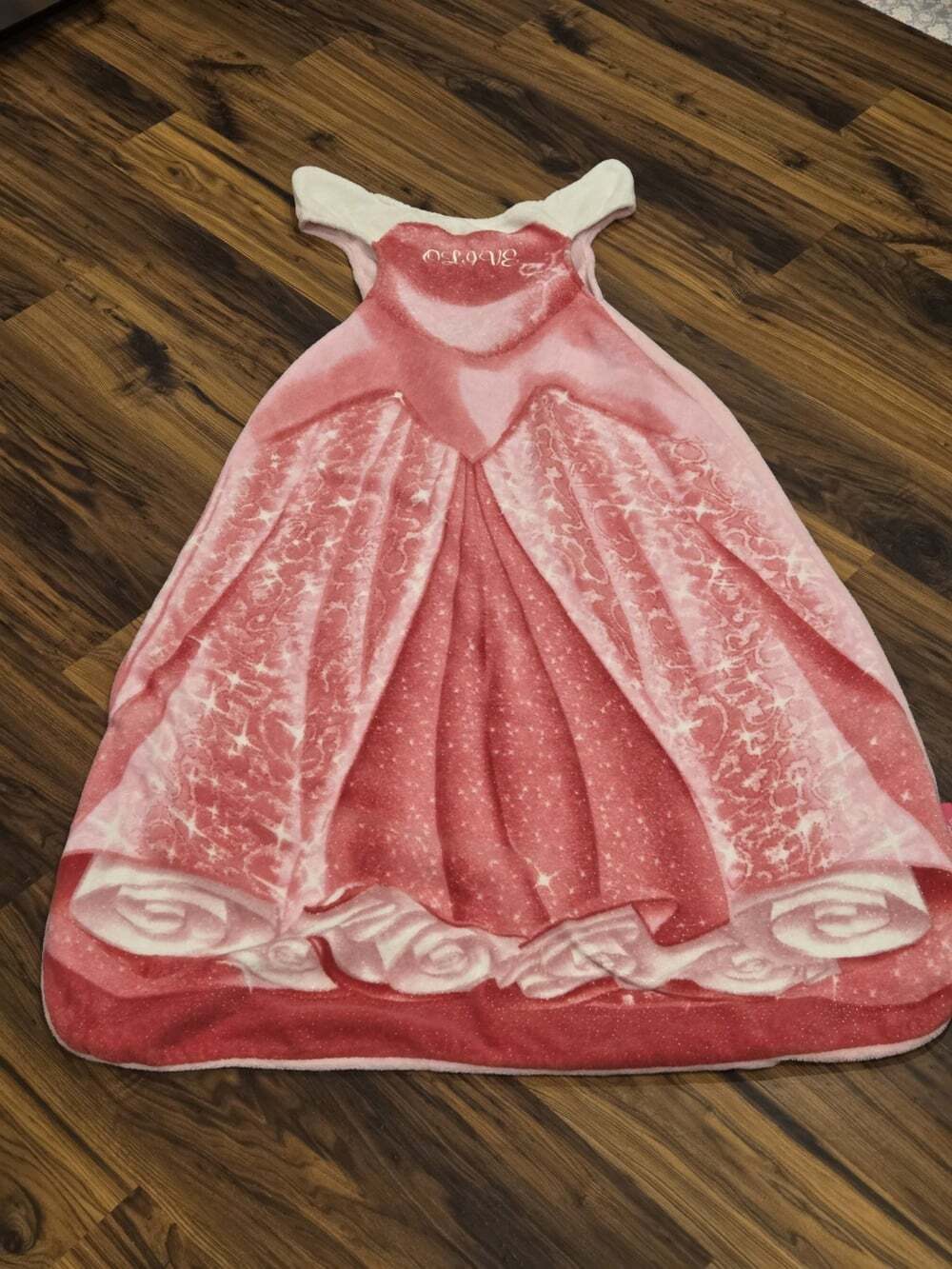 Olive Disney Princess Aurora Sleeping  Wearable Gown Blanket Blankie Tails